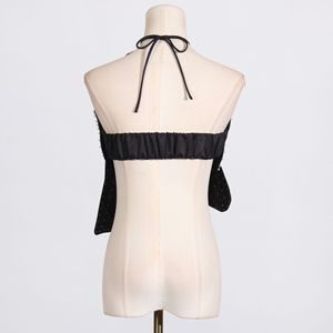 Nueva Camiseta Sexy con Incrustaciones de Perlas, Diseño de Flores 3D, Escote Pronunciado, Top de Mujer a la Moda - Product Image 6