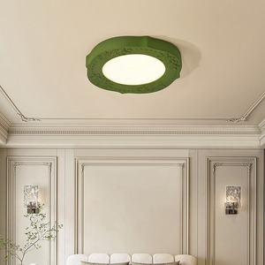 Plafonnier LED de style Wabi-Sabi français, européen et japonais, luminaire moderne et minimaliste pour la maison, protection des yeux pour la chambre principale - Product Image 5