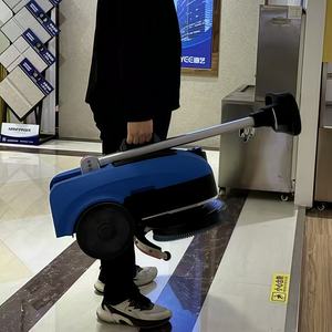 Nettoyeur de sols électrique portatif rechargeable, petit modèle commercial, pour <span class=keywords><strong>nettoyage</strong></span> humide, balayeuse autoportée, prix le plus bas - Product Image 3