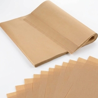 Papier sulfurisé double face en silicone, qualité professionnelle, écologique, non blanchi, résistant à la graisse et à l'eau, antiadhésif, pré-découpé, qualité alimentaire pour la cuisson