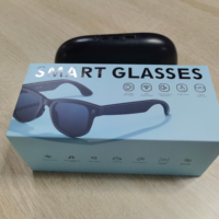 Lunettes Intelligentes IA avec Caméra 4K 8MP et Boîtier de Charge, Lunettes de Traduction Sans Fil et d'Enregistrement Vidéo – Vente en Gros