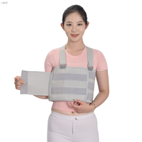 Ceinture Thoracique Premium pour Fixation des Fractures de Côtes, Légère, Respirante, Unisexe, pour Récupération Post-Opératoire