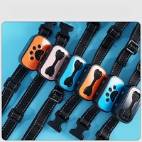 Collier anti-aboiement à piles, dispositif d'entraînement pour chien, outil de contrôle des aboiements réglable pour l'entraînement quotidien du comportement des animaux de compagnie
