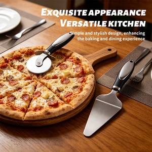 Cortador de Pizza de Acero Inoxidable, Ergonómico, Antideslizante, Cuchillo para Rebanar Pasteles, Directo de Fábrica - Product Image 2