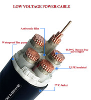Niederspannung YJV YJV22 STA Xlpe Isoliertes Panzer kabel 600/1000V CU Kupfer band Abgeschirmtes PVC-ummanteltes 4-adriges Stromkabel