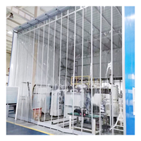 Rideau de chambre froide en rouleau de PVC transparent Rideau de bande de PVC Porte moustiquaire souple transparente