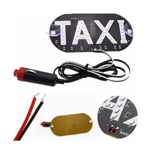 Led Super lumineux voiture véhicules en plastique Signal Taxi boîte à lumière supérieure Taxi toit panneau lumineux pare-brise signe voiture éclairage