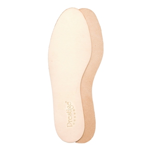 Solette igieniche di fabbricazione italiana in pelle naturale leggera e traspirante abbronzata per 35/48 misure sportive e di Comfort - Product Image 2