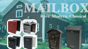 ตู้ไปรษณีย์อลูมิเนียมกลางแจ้ง Hubuy รุ่นปี 2026 สำหรับอพาร์ทเมนต์ บ้านพักอาศัย ตู้รับจดหมายโลหะสำหรับใช้ในสวน - Product Image 5