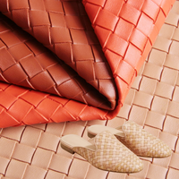 Sacs et chaussures de luxe HONGDELI en cuir PU haut de gamme, tissés et gaufrés, résistants à l'abrasion, élastiques, couleurs personnalisables, accessoires