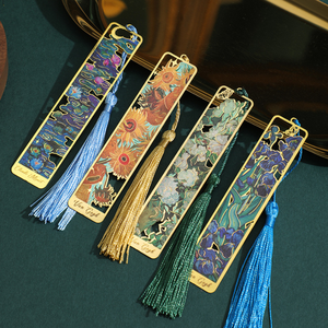 다른 모양으로 주문을 받아서 만들어진 금 금속 책갈피 새로운 유행 판금 제조 중공 주문 책갈피 - Product Image 1