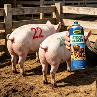 Peinture en spray imperméable à séchage rapide pour marquage d'animaux d'élevage, export en gros OEM pour les distributeurs agricoles mondiaux