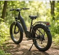Vélo Électrique Tout-Terrain 2026 en Promotion, Moteur Moyeu Avant 500W 48V 10.4Ah en Alliage d'Aluminium Léger, Roues 26*4 pouces