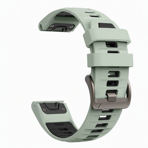 <span class=keywords><strong>Correa</strong></span> de Reloj de Silicona de Doble Color para <span class=keywords><strong>Garmin</strong></span> <span class=keywords><strong>Fenix</strong></span> Descent, <span class=keywords><strong>Correa</strong></span> Deportiva QuickFit con Hebilla de Acero Inoxidable para Entrenamiento al Aire Libre - Product Image 2