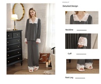 Ensemble de vêtements de détente pour femmes, de qualité supérieure, teinture réactive, palette de couleurs intemporelle, doux et élégant, pour les marques mondiales et les besoins de vente en gros