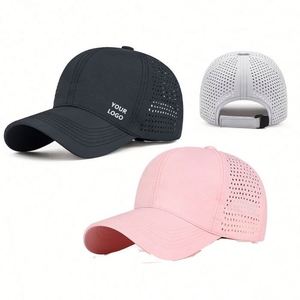 Customized Logo Oversize Breathable Quick Dry Cap Waterproof Running Size Mesh Baseball <b>Hat</b> <b>for</b> Large Head - Product Image 1