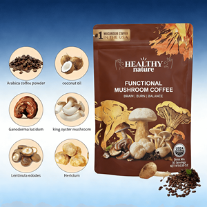 Caffè in Polvere Biologico 7 in 1 con Funghi <span class=keywords><strong>Reishi</strong></span> e Criniera di Leone - Supporto Immunitario Istantaneo per Adulti, Etichetta Privata OEM - Product Image 4