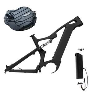 Kit de conversion de vélo électrique DIY : cadre en carbone Dengfu E55, <span class=keywords><strong>moteur</strong></span> <span class=keywords><strong>Bafang</strong></span> M630 1500W, batterie 48V 20Ah, <span class=keywords><strong>vitesse</strong></span> maximale 55 km/h - Product Image 2