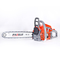 Tronçonneuse à essence PT140 de qualité industrielle et pour bricolage, coupe-arbre, 39,6 cm³, guide-chaîne de 16 pouces, pas de chaîne 3/8, OEM