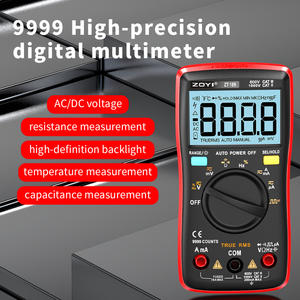 Zoyi ZT109 Intelligente Digitale Multimeter 9999 Woord Count True Rms Hoge Precisie <span class=keywords><strong>Voltage</strong></span> Weerstand Frequentie <span class=keywords><strong>Tester</strong></span> - Product Image 1