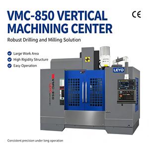 Centre d'usinage CNC LEYO VMC850, machine de fraisage CNC robuste pour la fabrication et le traitement des métaux - Product Image 1