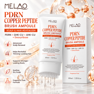 Sérum capillaire PDRN en ampoule avec applicateur peigne en silicone, non gras, transparent, pour le soin quotidien du cuir chevelu ghkcu ahkcu - Product Image 2