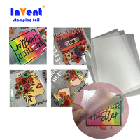 Fourniture d'usine adhésif thermofusible dtf blanc poudre d'encre film estampage rouleau d'aluminium pour tissu d'impression