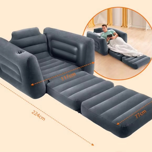 Nuevo Sofá Cama Inflable Serie 2025, Diseño Moderno, Material PU, Un Asiento, Uso en Sala de Estar, Convertible 2 en 1 - Product Image 6