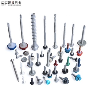 14 #   <span class=keywords><strong>Viti</strong></span> autoforanti in acciaio <span class=keywords><strong>inox</strong></span> impermeabili e antigraffio a doppio filetto grossolano per fissaggio punta tetto 50mm - Product Image 5