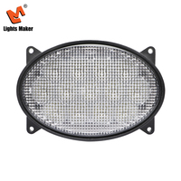 Luz de Trabajo LED Ovalada de 6.6 Pulgadas para Tractor Agrícola H4, Impermeable IP67, 4800LM, Haz de Luz Amplio, 10-30V, Lámpara de Trabajo de Alta Resistencia YW-6651