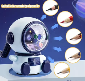 Nouveau mignon enfants poignée sûre en plastique Kawaii papeterie aiguiseur <span class=keywords><strong>bébé</strong></span> fournitures - Product Image 4