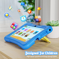 Tablettes Android pas chères Pritom K7 Pro Factory, tablettes intelligentes Android 7 pouces, processeur quadricœur, 4G+32 Go avec batterie de 3500 mAh, tablette éducative pour enfants