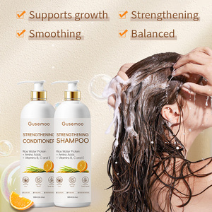 100% Vegan Natrual Gạo Nước Protein Dầu Gội Đầu Và Điều Hòa Axit Amin Vitamin C Cho Chống-Rụng Tóc Thiệt Hại Sửa Chữa Dầu Gội Đầu - Product Image 4