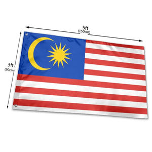 Gahumi Entrega rápida Bandera nacional de poliéster de nailon personalizada Banderas publicitarias de 3x5 pies - Product Image 2