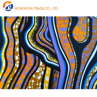 Kain Organza Afrika Tenun Sisir Polos Batik Belanda untuk Anak Perempuan dan Laki-laki 145 GSM Anti-statis Tahan Gesekan
