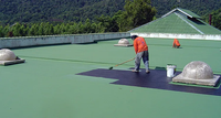 Revêtement acrylique antidérapant imperméable avec performance de sécurité, revêtement de sol pour balcon à usage domestique