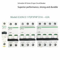 Interruptor Automático Miniatura IC65N 1P 2P 3P 4P AC MCB, Interruptor de Aire, Protección Contra Sobrecarga y Cortocircuito