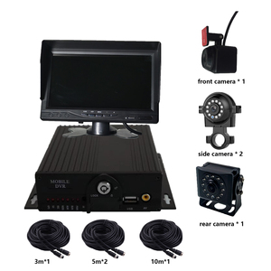 ชุดมอนิเตอร์ระบบรักษาความปลอดภัย1080P HD สำหรับรถบรรทุกรถพ่วง SD Card mdvr 4G - Product Image 4