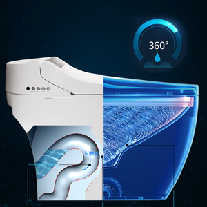 Inodoro Inteligente Marca ARROW, Sanitario WC con Bidé Automático, de Una Pieza, Cerámico, con Botella de Limpieza, Taza con Descarga por Arrastre, Forma Alargada Incluida - Product Image 4