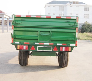 Remorques agricoles à un <span class=keywords><strong>essieu</strong></span> 5T <span class=keywords><strong>Remorque</strong></span> basculante agricole Tracteur agricole <span class=keywords><strong>Remorque</strong></span> à benne hydraulique - Product Image 2