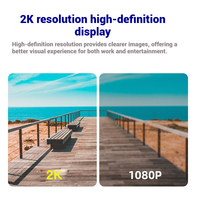 Nuevo Monitor Portátil OLED Tipo C de 14 Pulgadas, 2K, 60 Hz, Tiempo de Respuesta de 6 ms, 100% SRGB, IPS LED, Altavoz Integrado para Juegos, 2024