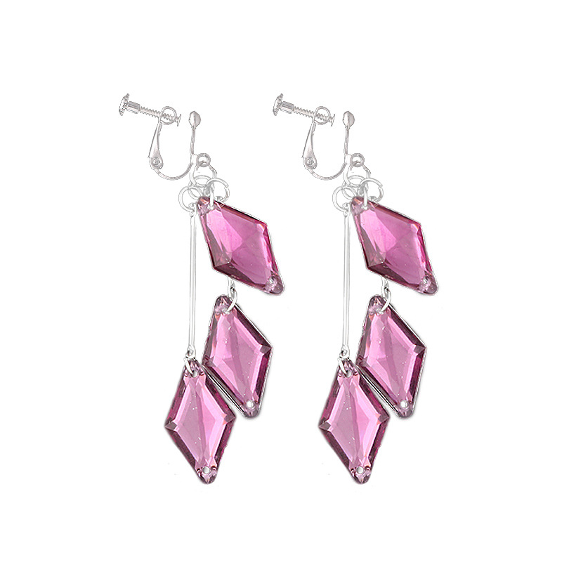 Clip d'oreille violet