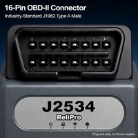 Adaptador de Diagnóstico OBD2 ReliPro J2534 SAE Pass Thru VCI, Interfaz de Vehículo CAN FD DoIP para VW Audi, Herramienta de Reprogramación y Codificación de ECU