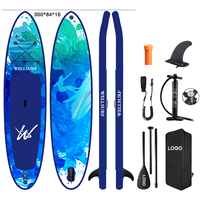 Vente chaude11.6ft 350cm nouveau Design gonflable debout planche à pagaie surf planche de surf eau Yoga planche de soutien sup planche à pagaie