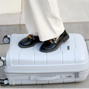 Toptan özel Logo taşımak bagaj sert kabuk arabası bagaj bavul seyahat çantaları bagaj