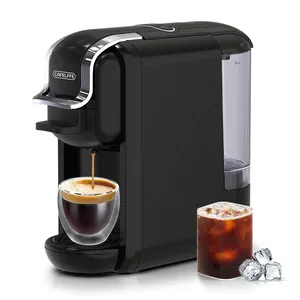 Máquina de café multicápsula CAFELFFE, cafetera Cold Brew 4 en 1, máquina de cápsulas de café compatible con café en polvo