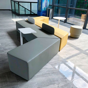 Современный стиль, секционный диван из искусственной кожи для офиса, библиотеки, приемной, модульный зал ожидания, для общественных мест, для совместной работы - Product Image 3