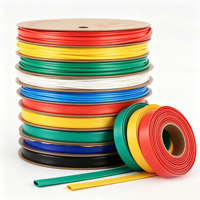 Farbiger Niedrigtemperatur-Feuerbeständiger Polyolefin-Schrumpfschlauch PE-Schrumpfschlauch PVC-Schrumpfschlauch