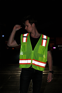 سترة أمنية للبيع بالجملة ملابس عاكسة للعمل عالية الوضوح سترات عاكسة للسلامة - Product Image 6