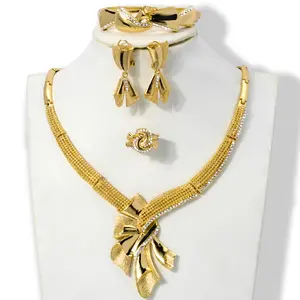Zeadear jewelry 24k arabian gold jewelry sets for women new arrival